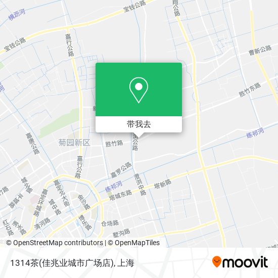 1314茶(佳兆业城市广场店)地图