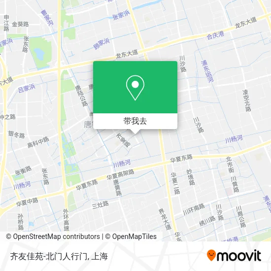 齐友佳苑-北门人行门地图