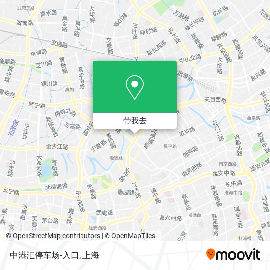 中港汇停车场-入口地图