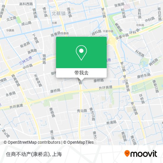 住商不动产(康桥店)地图