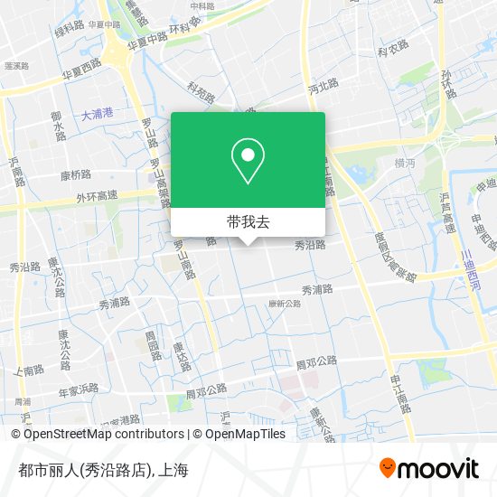 都市丽人(秀沿路店)地图
