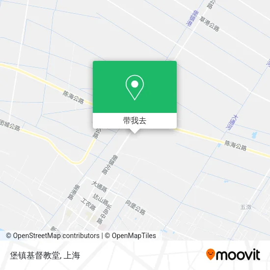 堡镇基督教堂地图