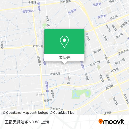 王记无矾油条NO.88地图