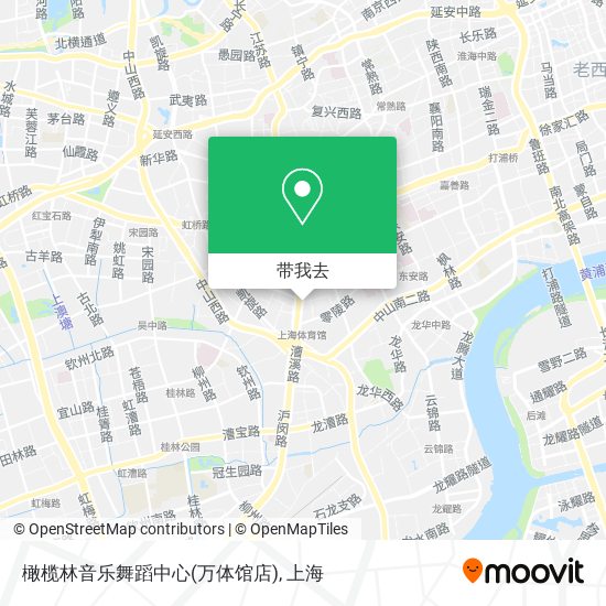 橄榄林音乐舞蹈中心(万体馆店)地图