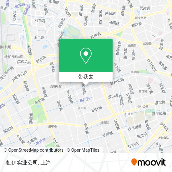 虹伊实业公司地图