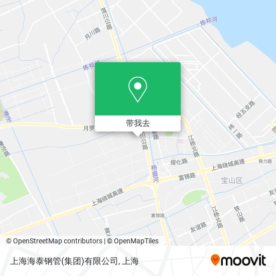 上海海泰钢管(集团)有限公司地图