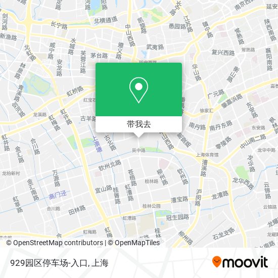 929园区停车场-入口地图