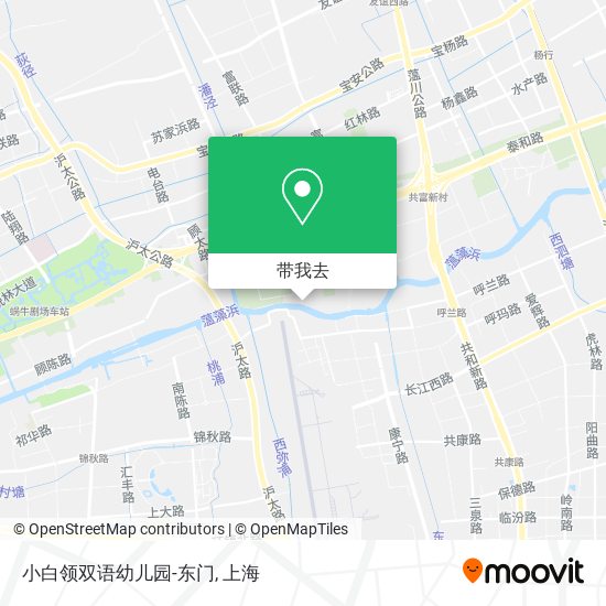 小白领双语幼儿园-东门地图
