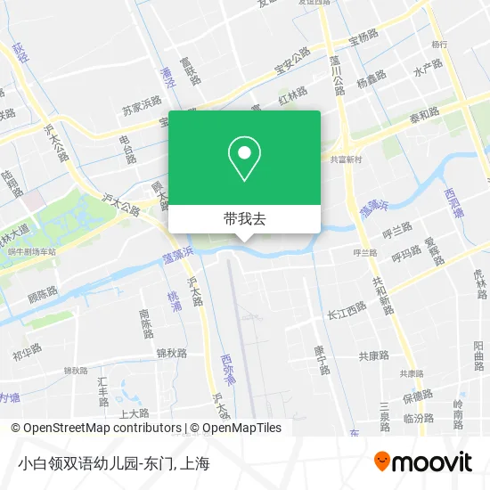 小白领双语幼儿园-东门地图