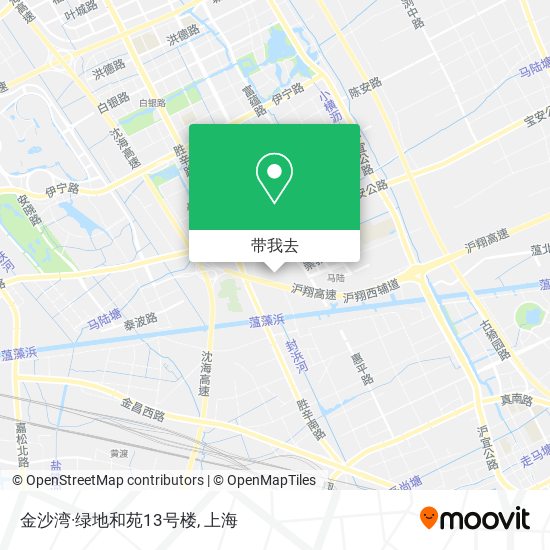 金沙湾·绿地和苑13号楼地图