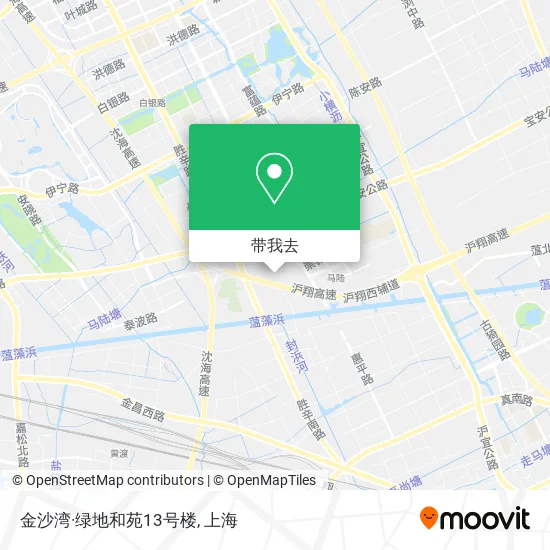 金沙湾·绿地和苑13号楼地图