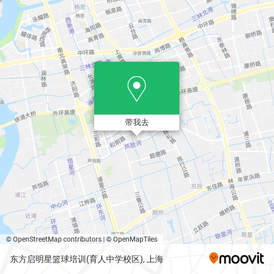 东方启明星篮球培训(育人中学校区)地图