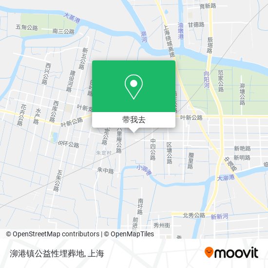 泖港镇公益性埋葬地地图