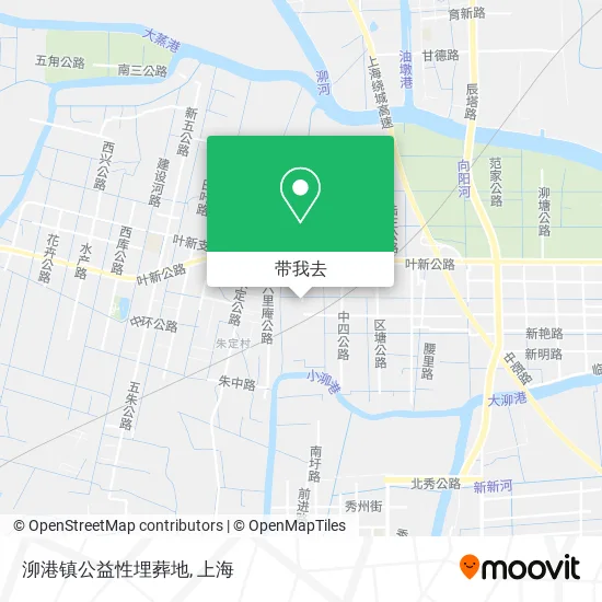 泖港镇公益性埋葬地地图