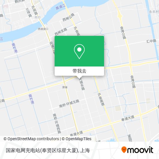 国家电网充电站(奉贤区综星大厦)地图
