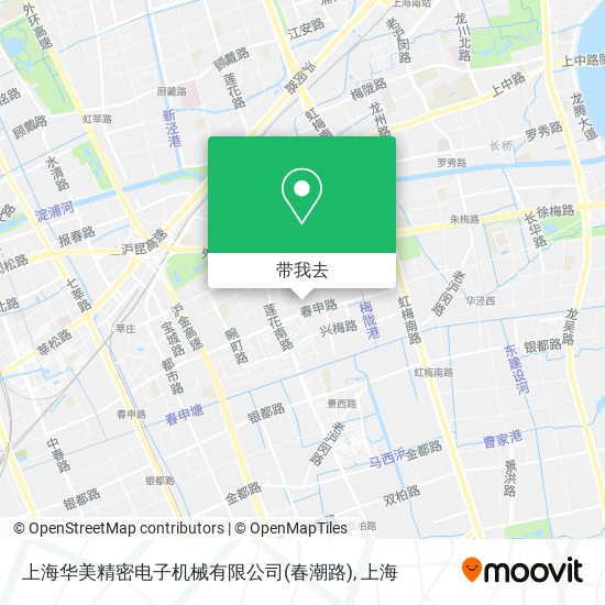 上海华美精密电子机械有限公司(春潮路)地图