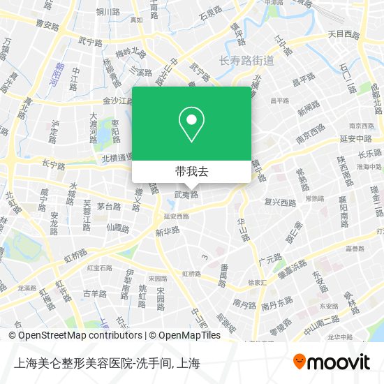 上海美仑整形美容医院-洗手间地图