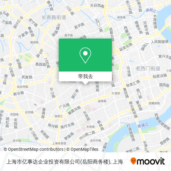 上海市亿事达企业投资有限公司(岳阳商务楼)地图