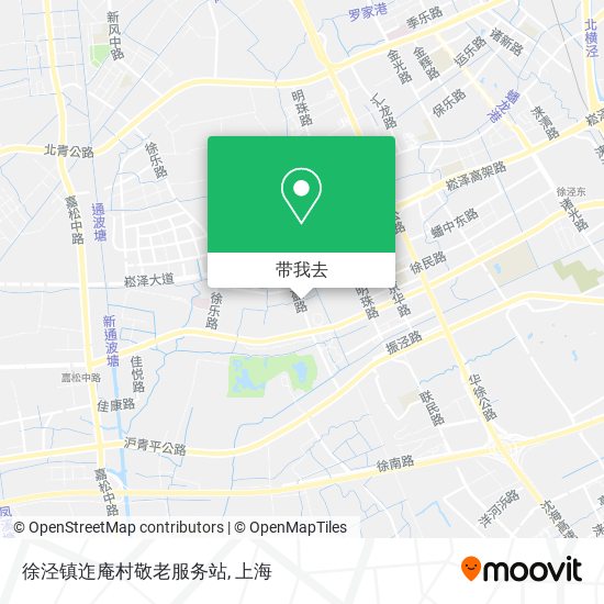 徐泾镇迮庵村敬老服务站地图