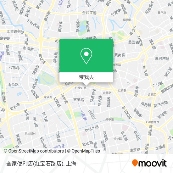 全家便利店(红宝石路店)地图