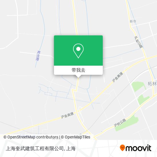 上海奎武建筑工程有限公司地图