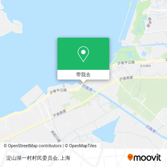 淀山湖一村村民委员会地图