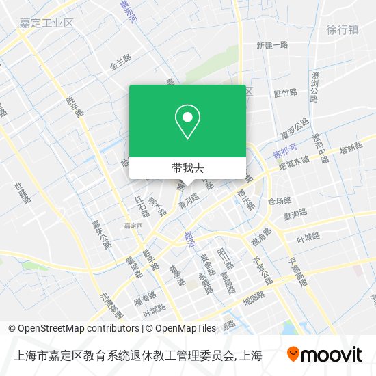 上海市嘉定区教育系统退休教工管理委员会地图
