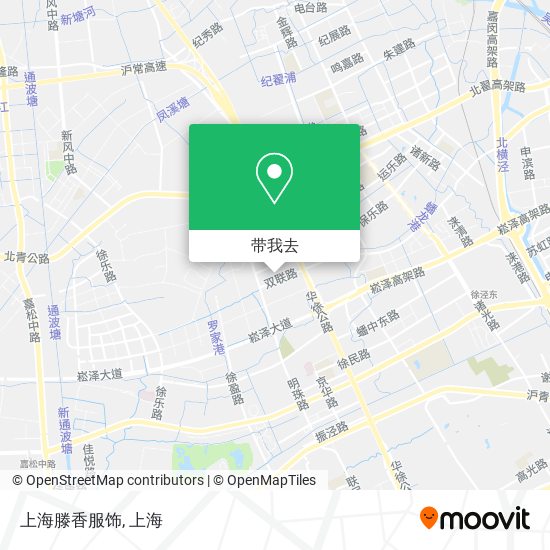 上海滕香服饰地图