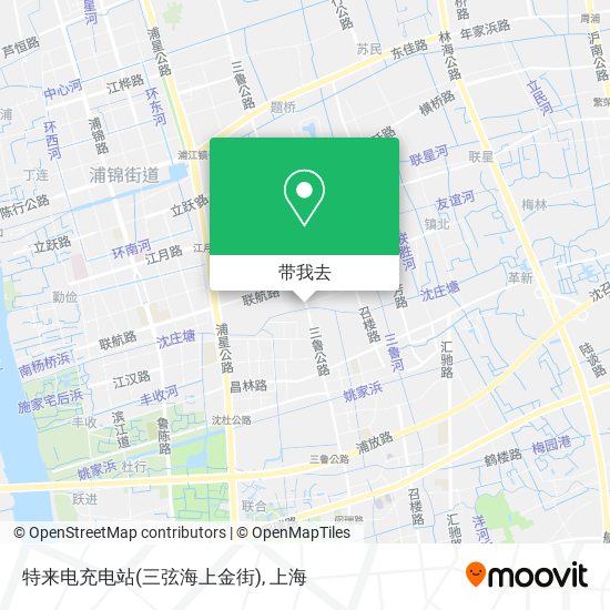 特来电充电站(三弦海上金街)地图
