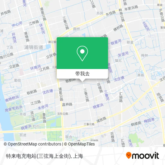 特来电充电站(三弦海上金街)地图