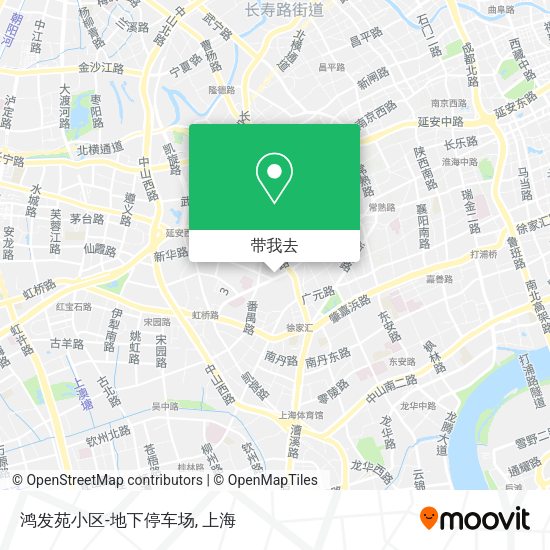 鸿发苑小区-地下停车场地图