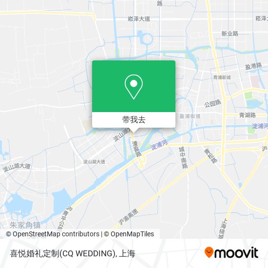 喜悦婚礼定制(CQ WEDDING)地图