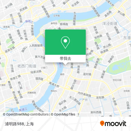 浦明路988地图