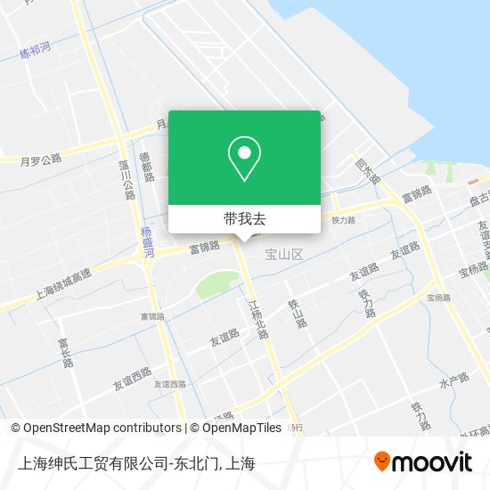 上海绅氏工贸有限公司-东北门地图