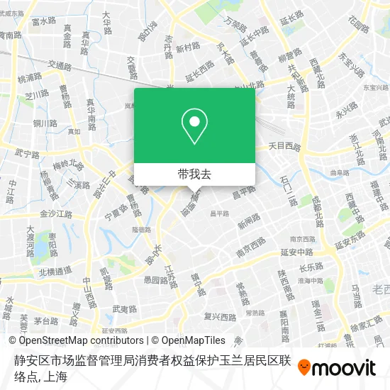 静安区市场监督管理局消费者权益保护玉兰居民区联络点地图