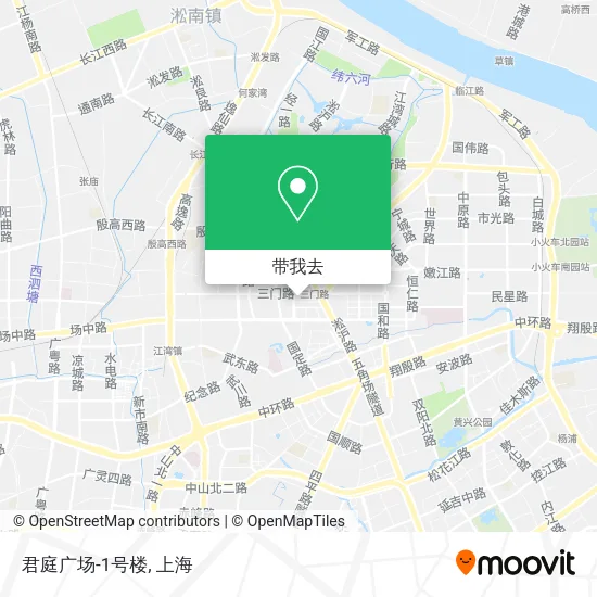 君庭广场-1号楼地图