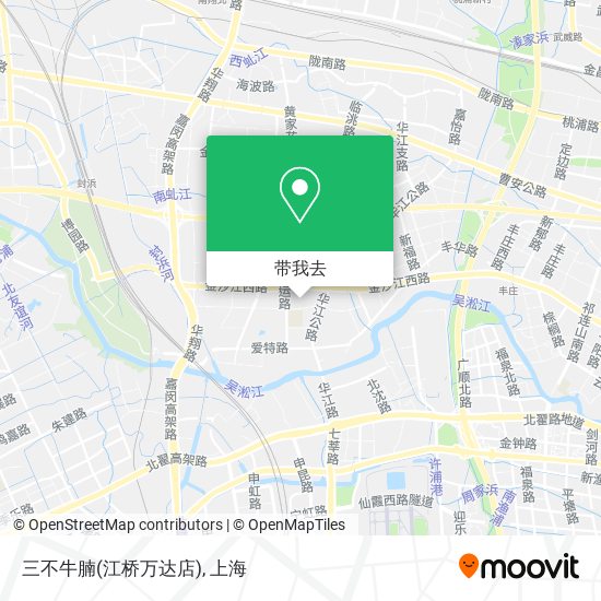 三不牛腩(江桥万达店)地图