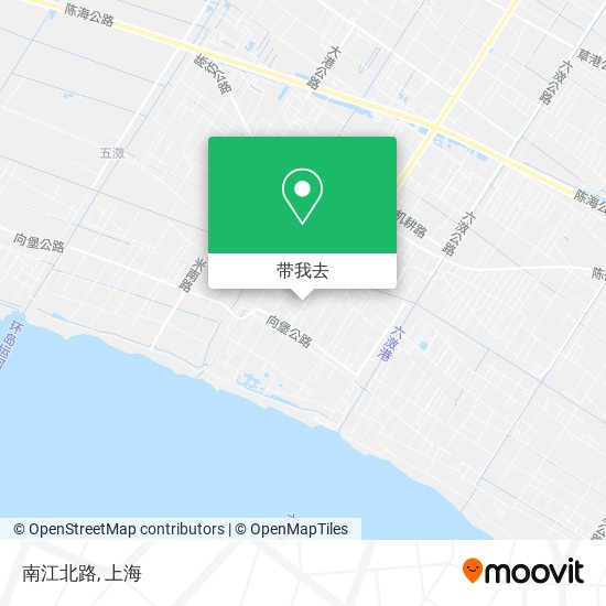 南江北路地图