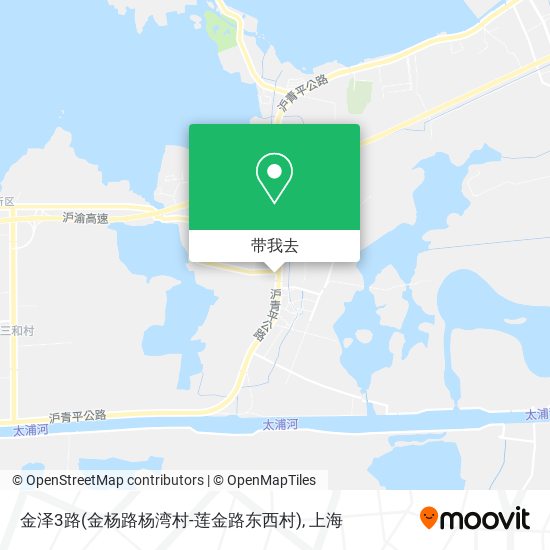 金泽3路(金杨路杨湾村-莲金路东西村)地图