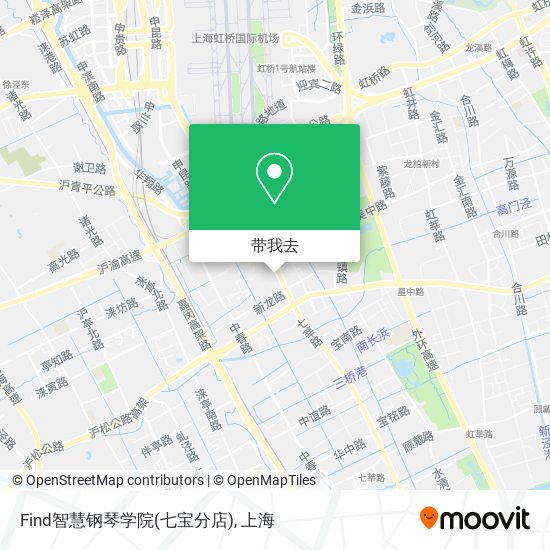 Find智慧钢琴学院(七宝分店)地图