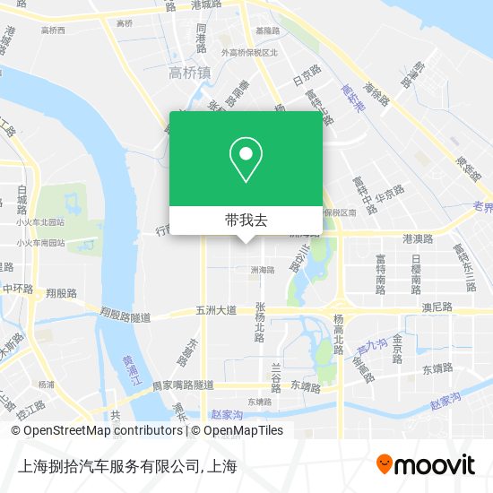 上海捌拾汽车服务有限公司地图