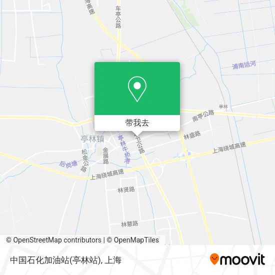 中国石化加油站(亭林站)地图