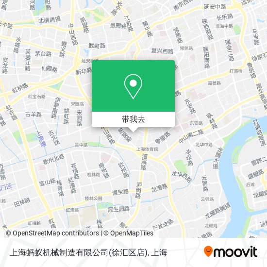 上海蚂蚁机械制造有限公司(徐汇区店)地图