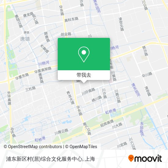 浦东新区村(居)综合文化服务中心地图