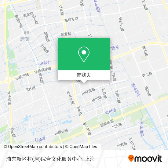浦东新区村(居)综合文化服务中心地图