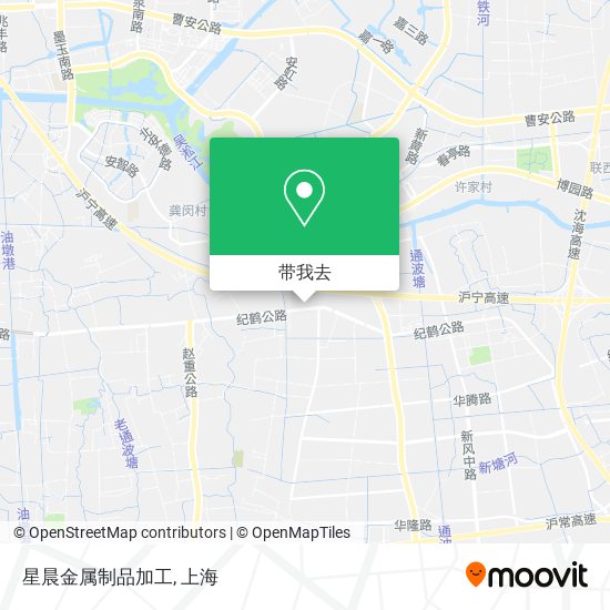 星晨金属制品加工地图
