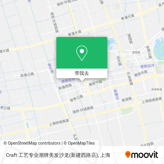 Craft·工艺专业潮牌美发沙龙(新建西路店)地图