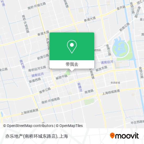 亦乐地产(南桥环城东路店)地图