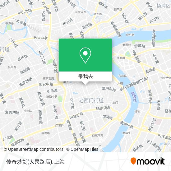 傻奇炒货(人民路店)地图