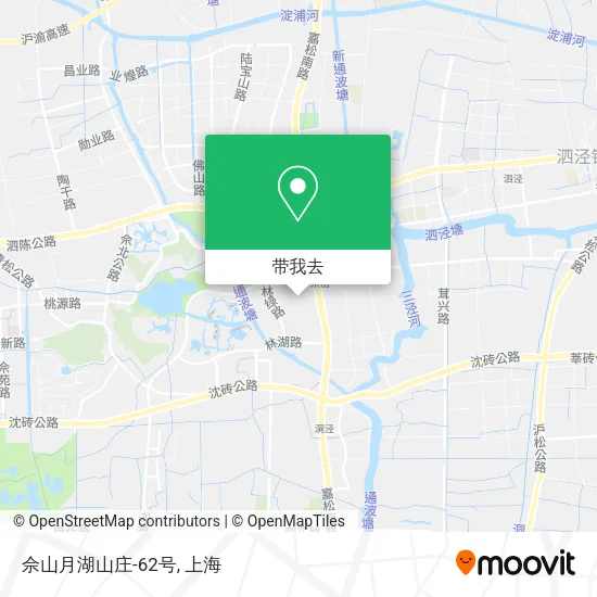 佘山月湖山庄-62号地图